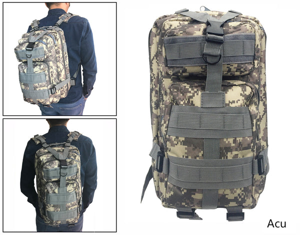 30l outdoor military tactical backpack camping hiking trekking GA