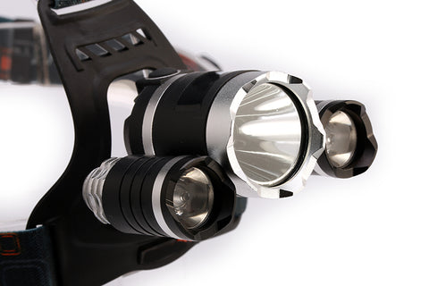 GA - CREE XML T6 + 2R5 LED Head Lamp - 10000 Lm