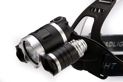 GA - CREE XML T6 + 2R5 LED Head Lamp - 10000 Lm
