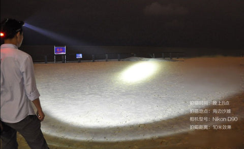 GA - CREE XML T6 + 2R5 LED Head Lamp - 10000 Lm