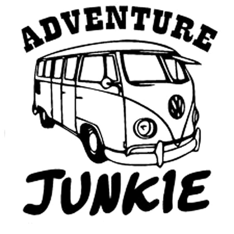 GA - Adventure Junkie - Vinyl Sticker