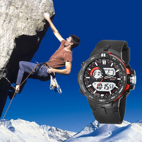 GA - ALIKE Men's Dual Time Sports Watch