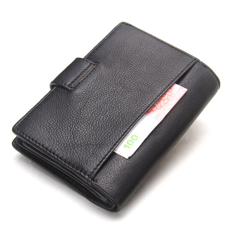 GA - Deluxe Genuine Leather Passport and Travel Wallet