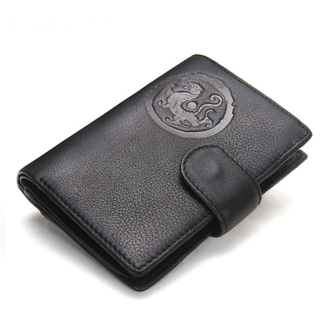 GA - Deluxe Genuine Leather Passport and Travel Wallet