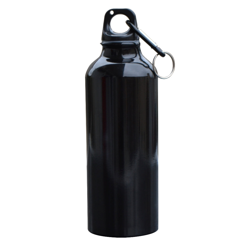 GA - Aluminum Water Bottle With Carabiner - 500 ml / 16.9 ounces