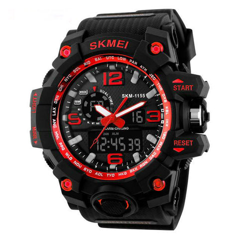 GA - SKMEI Male Dual Time Tactical Wrist Watch