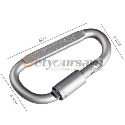 GA - Aluminum Screw Gate Carabiners 5 Pcs