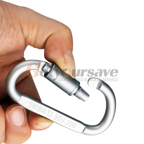 GA - Aluminum Screw Gate Carabiners 5 Pcs