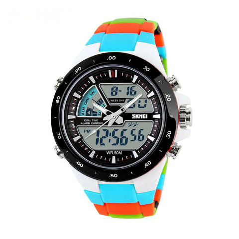 GA - SKMEI Female Dual Time Sports Wrist Watch