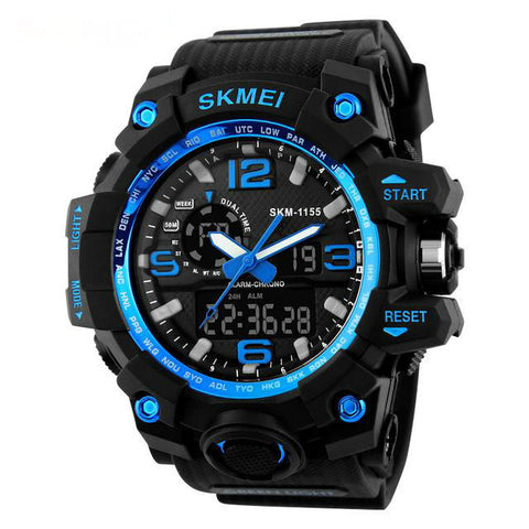 GA - SKMEI Male Dual Time Tactical Wrist Watch