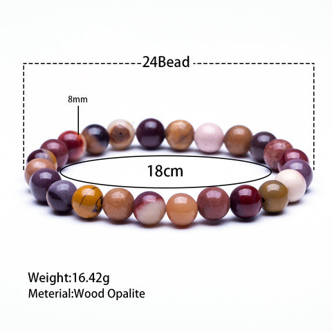 GA - Natural Stone Beads Bracelet