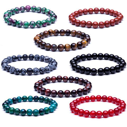 GA - Natural Stone Beads Bracelet