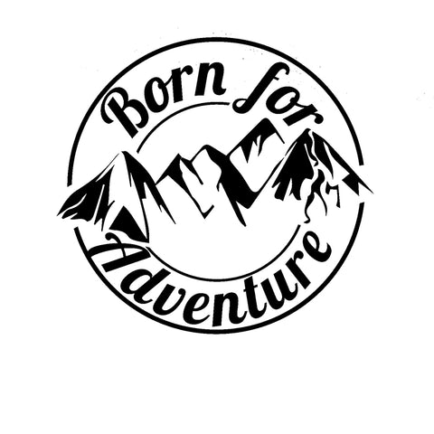 GA - Born For Adventure - Vinyl Sticker