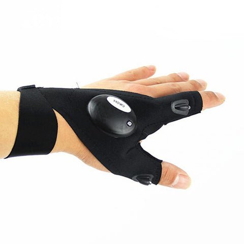 GA - Fingerless LED Flashlight Glove