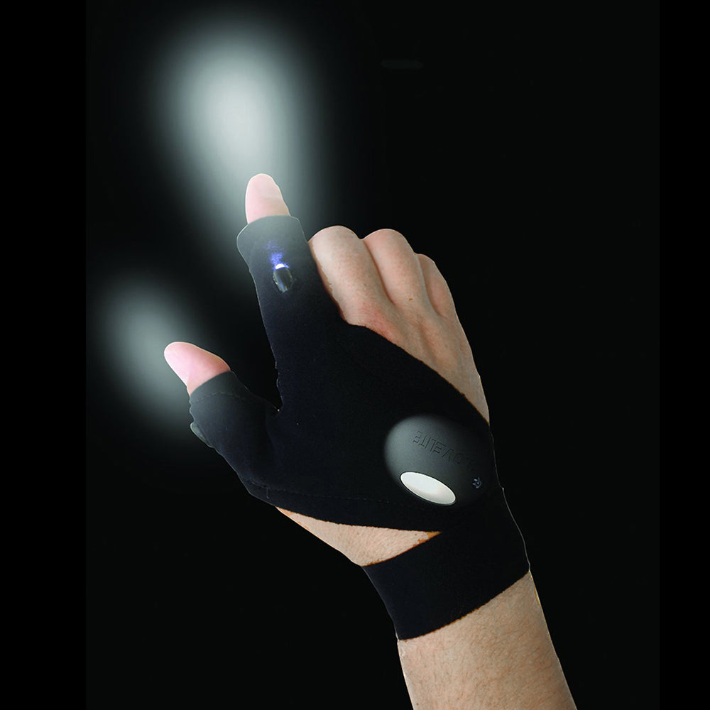 GA - Fingerless LED Flashlight Glove