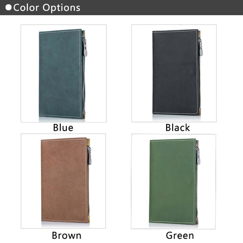 GA - Genuine Leather Passport and Travel Doc Folder