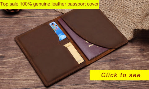 GA - Genuine Leather Passport Wallet