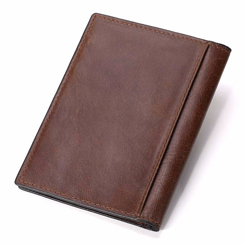 GA - Deluxe Genuine Leather Passport and Card Holder