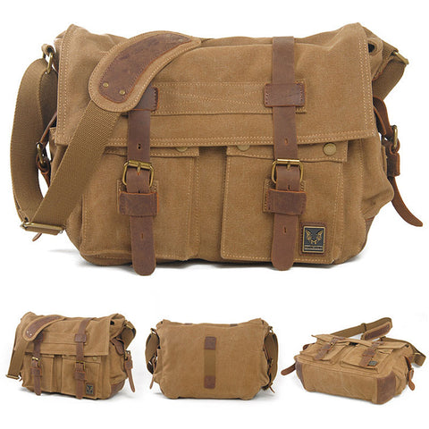 GA - Canvas Messenger Bag