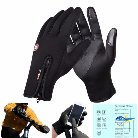 GA - Windproof Tactical Gloves Touch Screen Friendly