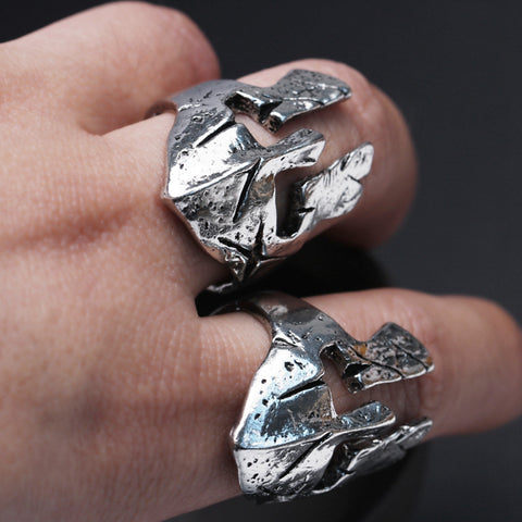 GA - Spartan Warrior Helmet Ring