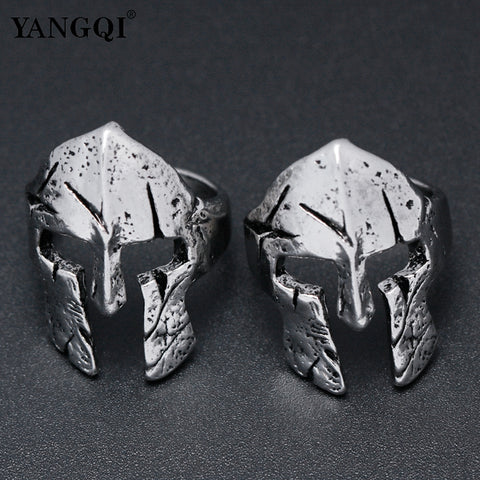 GA - Spartan Warrior Helmet Ring