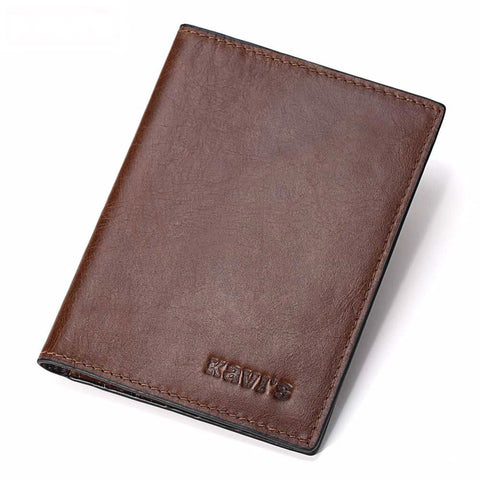 GA - Deluxe Genuine Leather Passport and Card Holder