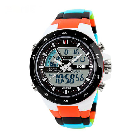 GA - SKMEI Female Dual Time Sports Wrist Watch