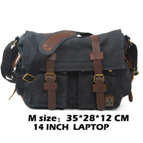 GA - Canvas Messenger Bag