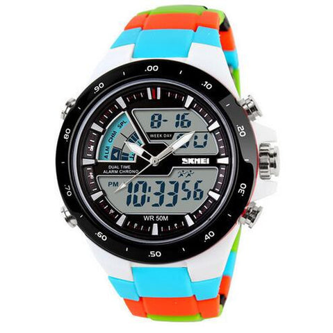 GA - SKMEI Female Dual Time Sports Wrist Watch