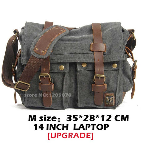 GA - Canvas Messenger Bag