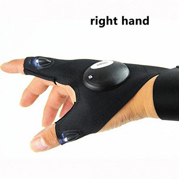 GA - Fingerless LED Flashlight Glove