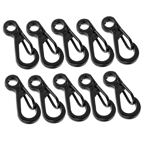 GA - Mini SF Carabiners With Eyelet 10 Pcs