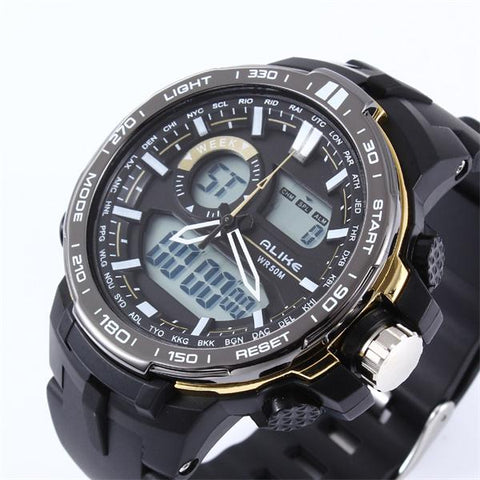 GA - ALIKE Men's Dual Time Sports Watch