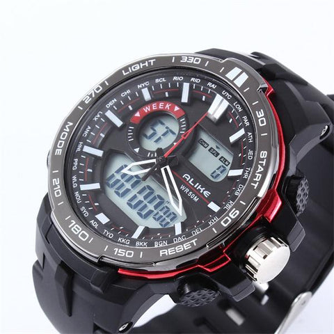 GA - ALIKE Men's Dual Time Sports Watch