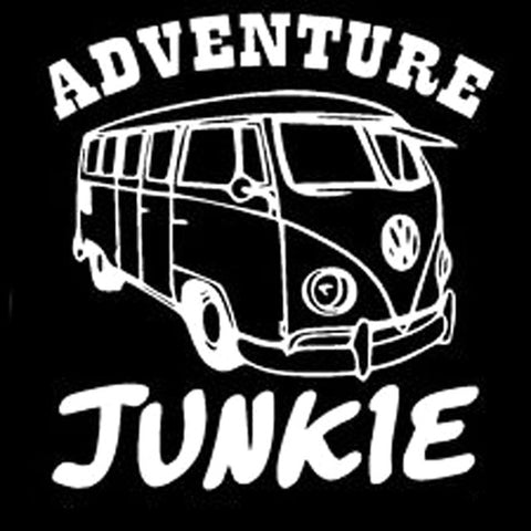 GA - Adventure Junkie - Vinyl Sticker